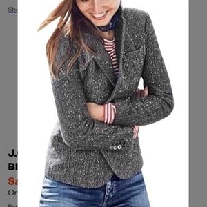 NWOT J. CREW CAMPBELL BLAZER SPARKLE DONEGAL WOOL